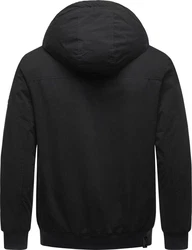 Ragwear Winterjacke Maddy Outdoorjacke mit Kapuze Schwarz/Dunkelgrau/Grau