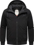 Ragwear Winterjacke Maddy Outdoorjacke mit Kapuze Schwarz/Dunkelgrau/Grau