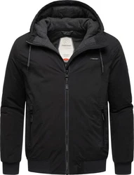 Ragwear Winterjacke Maddy Outdoorjacke mit Kapuze Schwarz/Dunkelgrau/Grau