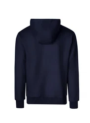 Trigema Kapuzensweatshirt TRIGEMA Hoodie Dunkelblau/Hellblau/Schwarz/Blau