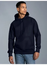 Trigema Kapuzensweatshirt TRIGEMA Hoodie Dunkelblau/Hellblau/Schwarz/Blau