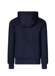 Trigema Sweatjacke mit Kapuze Dunkelblau/Blau/Hellblau