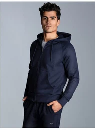 Sweatjacke Sweatjacke mit Kapuze (1-tlg)