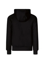 Trigema Sweatjacke mit Kapuze Schwarz/Braun