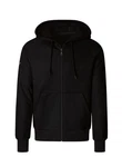 Trigema Sweatjacke mit Kapuze Schwarz/Braun