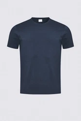 Mey Pyjamaoberteil Serie Relax Uni Dunkelblau/Blau