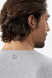 Mey Pyjamaoberteil Serie Relax Uni Grau/Hellgrau