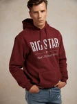 BIG STAR Kapuzensweatshirt ASHLYNO Dunkelrot/Braun/Rot