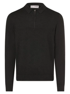 SELECTED HOMME Strickpullover SLHBerg (1-tlg) anthrazit