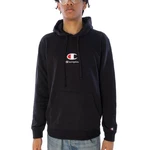 Champion Sweatshirt Hooded Sweatshirt mit neuem Champion-Logo kk001black