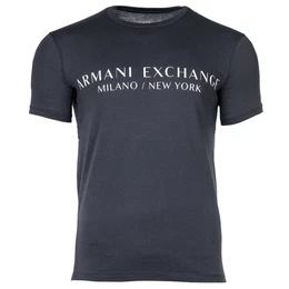 T-Shirt Herren T-Shirt - Schriftzug, Rundhals, Cotton (Packung, 1er Pack)