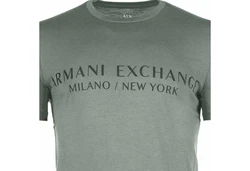 ARMANI EXCHANGE T-Shirt '8NZT72' Dunkelgrün/Grün