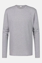 Mey Langarmshirt Serie Relax Uni Grau
