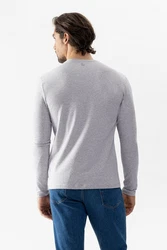 Mey Langarmshirt Serie Relax Uni Grau