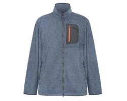 Blue Wave Fleecejacke Liam mit Stehkragen Blau