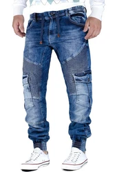Cipo & Baxx 5-Pocket-Jeans Hose BA-CD446 (5-Pocket-Style) blau