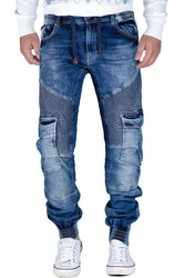 Cipo & Baxx 5-Pocket-Jeans Hose BA-CD446 (5-Pocket-Style) blau