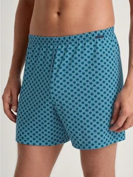 Calida Prints Herren Shorts Blau/Türkis