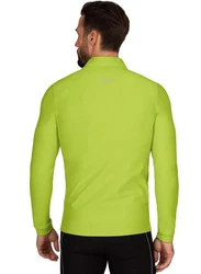 Trigema Sweatshirt Langärmeliges Sportshirt mit Reißverschluss gelb (lemon)