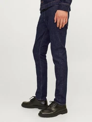 Jack & Jones Slim-fit Jeans JJIGlenn JJEvan Dunkelblau/Blau