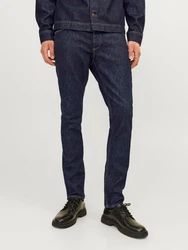 Jack & Jones Slim-fit Jeans JJIGlenn JJEvan Dunkelblau/Blau