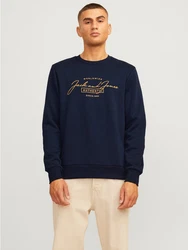 Jack & Jones Sweatshirt JJFERRIS SWEAT CREW NECK Dunkelblau