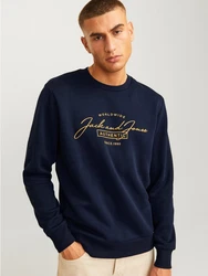 Jack & Jones Sweatshirt JJFERRIS SWEAT CREW NECK Dunkelblau