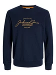 Jack & Jones Sweatshirt JJFERRIS SWEAT CREW NECK Dunkelblau