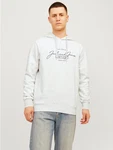 Jack & Jones Sweatshirt JJFERRIS Grau/Hellgrau/Silber