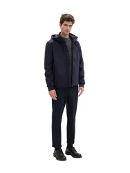 TOM TAILOR Jacke Softshelljacke mit Kapuze navy