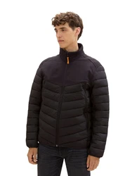 TOM TAILOR Denim Hybridjacke Schwarz/Gelb