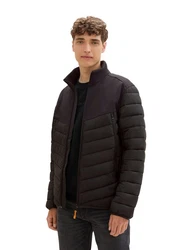 TOM TAILOR Denim Hybridjacke Schwarz/Gelb