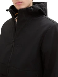 TOM TAILOR Denim Softshelljacke mit Kapuze 