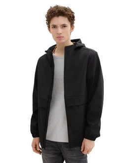 TOM TAILOR Denim Softshelljacke mit Kapuze 