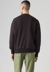 Levi's Sweatshirt AUTHENTIC CREW Logostickerei schwarz