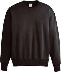 Levi's Sweatshirt AUTHENTIC CREW Logostickerei schwarz