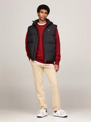 Tommy Jeans Weste ESSENTIAL DOWN VEST_EXT schwarz