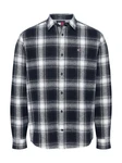 Tommy Jeans Langarmhemd TJM REG CHECK FLANNEL SHIRT EXT Blau/Hellblau/Rot