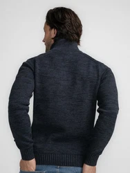 Petrol Industries Pullover 'Brevig' Dunkelblau/Hellblau/Blau/Rot