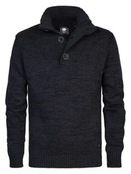 Petrol Industries Pullover 'Brevig' Dunkelblau/Hellblau/Blau/Rot