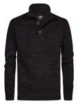 Petrol Industries Pullover 'Brevig' Dunkelgrau/Schwarz/Grau