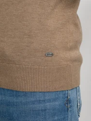 Petrol Industries Pullover Nenana Men Knitwear Round Neck Basic Braun/Khaki