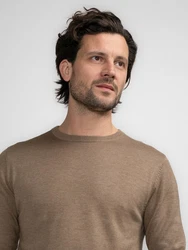 Petrol Industries Pullover Nenana Men Knitwear Round Neck Basic Braun/Khaki
