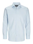 Jack & Jones Langarmhemd JPRBLAPARKER CHECK Hellblau/Blau