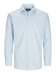 Jack & Jones Langarmhemd JPRBLAPARKER CHECK Hellblau/Blau