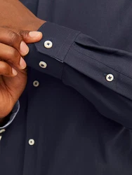 Jack & Jones Langarmhemd JPRBLAParker Dunkelblau