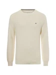 Gant Rundhalspullover Creme/Weiß/Khaki/Gelb