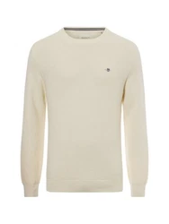 Gant Rundhalspullover Creme/Weiß/Khaki/Gelb