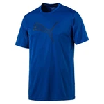 PUMA T-Shirt Cat Logo Blau/Hellblau