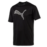 PUMA T-Shirt Cat Logo Schwarz/Grau/Rot/Dunkelgrau